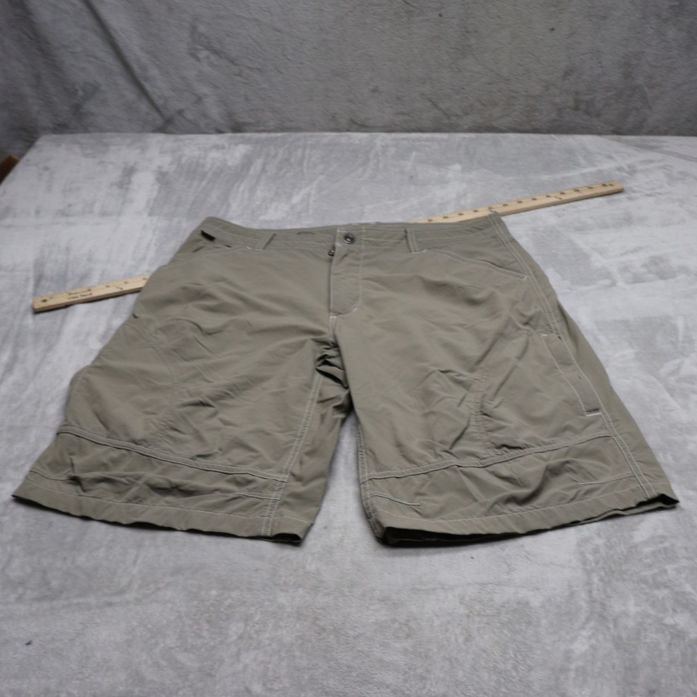 Kuhl Shorts Men 36 Beige Cargo Lightweight Hiking Outdoor Trail Adventure Travel